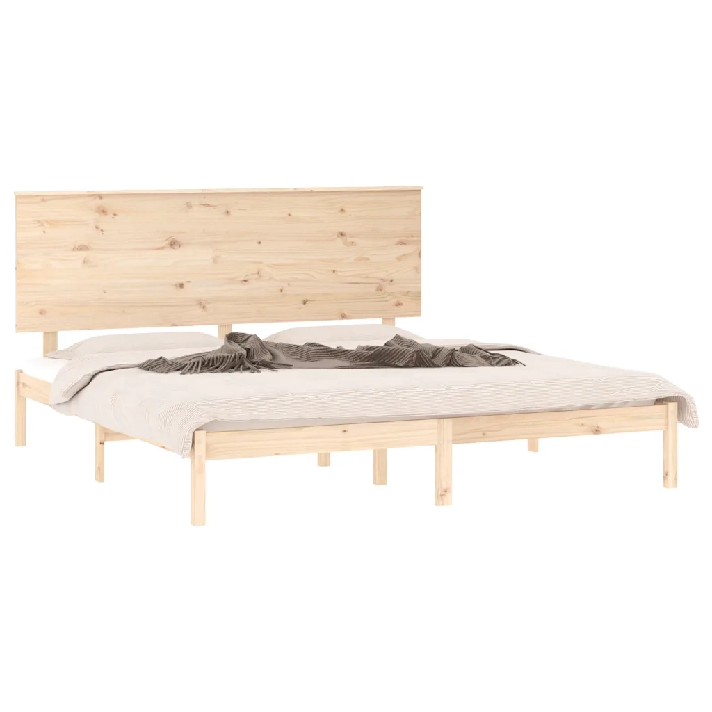 Giroletto-Struttura Letto in Legno Massello 150x200 cm King Size 694550
