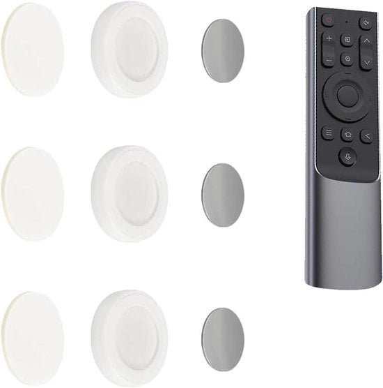 Supporti magnetici per telecomandi: 12 pezzi, supporto da tavolo e da parete, adesivo self-attacco.