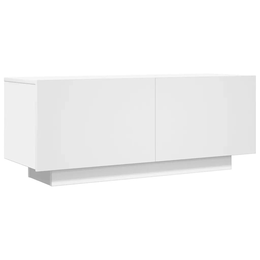 Mobile Porta TV Bianco 100x35x40 cm in Legno Multistrato 804436