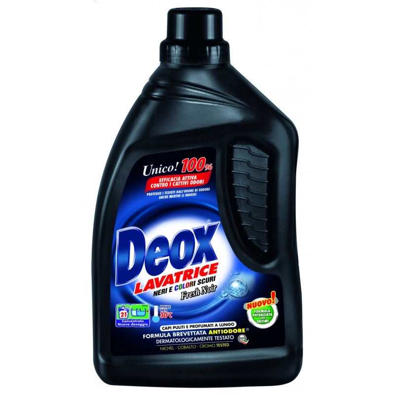 DEOX DETERGENTE BUCATO LAVATRICE COLORI SCURI 1050 ML 21 LAVAGGI