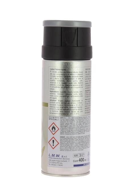SMALTO SPRAY 400ML ARGENTO SILVER-PLATA