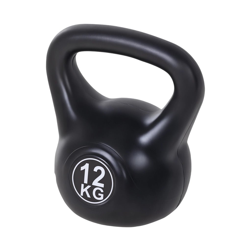 Kettlebell 12 kg Pesa Rusa ¨C zephmum ¨C Nero 27x21x31 cm