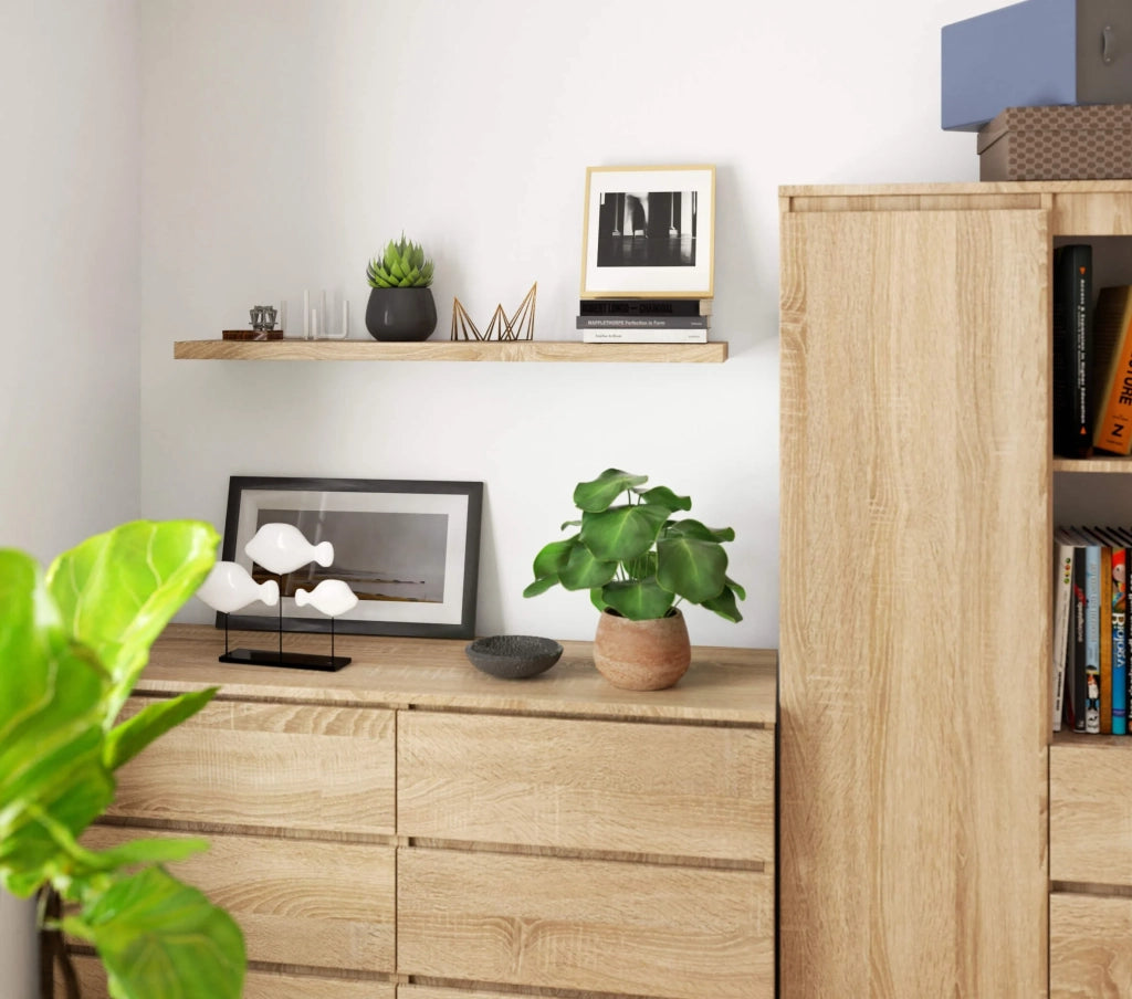 Mensola a muro AKORD PS-5 Sonoma Quercia 100 cm 100x20x3,2 cm