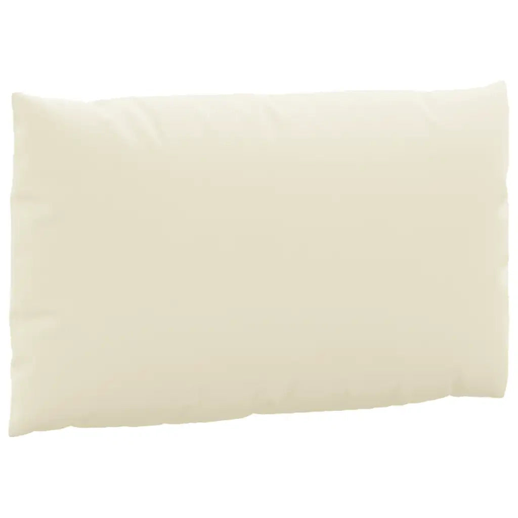 Cuscini per Pallet 2 pz | Cuscini per sedie Bianco Crema in Tessuto Oxford