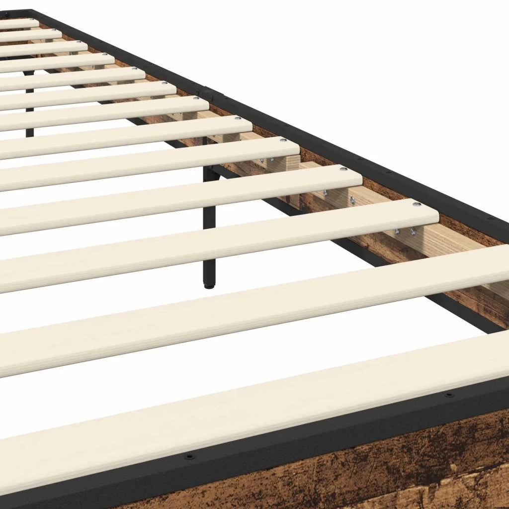 Struttura del letto Legno antico 80 x 200 cm