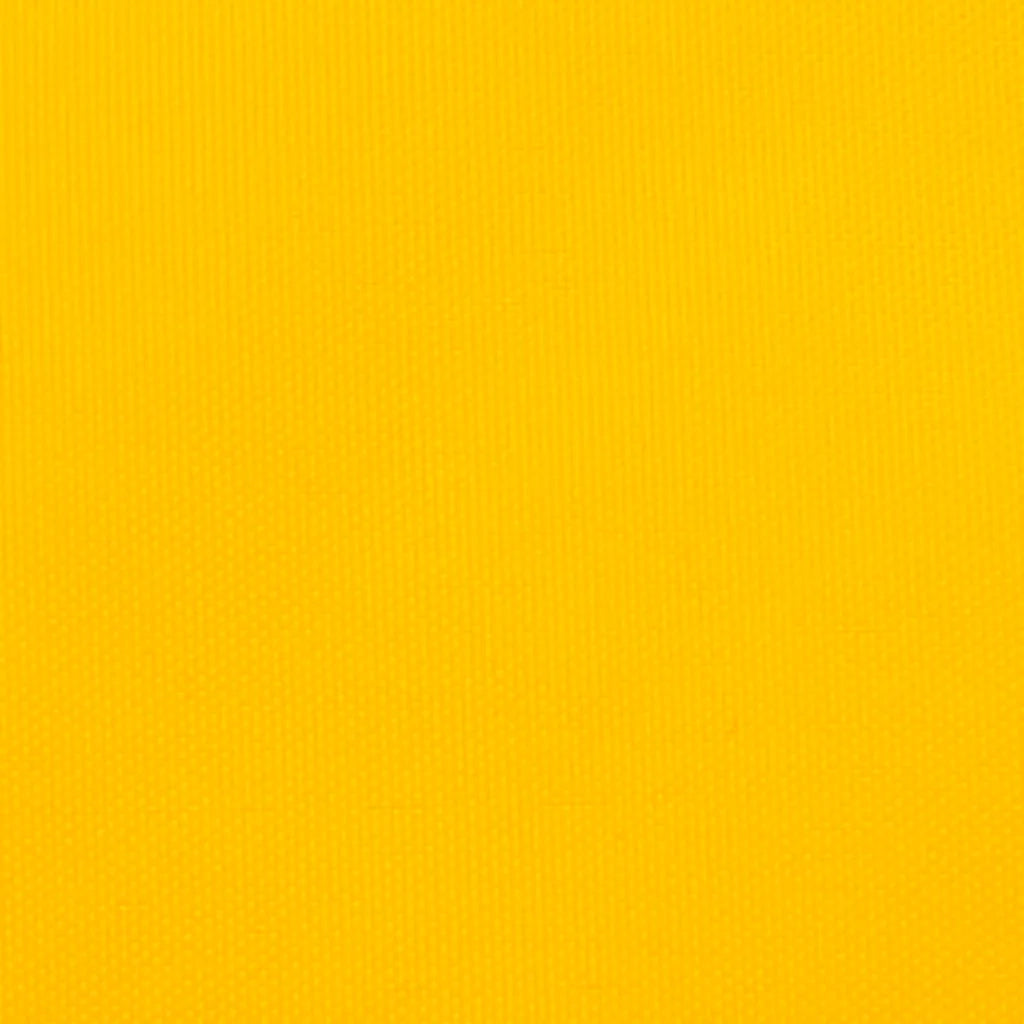 Parasole a Vela Oxford Triangolare 2,5x2,5x3,5 m Giallo 135609