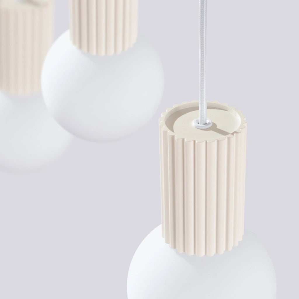 Lampada a sospensione HALO 3L beige