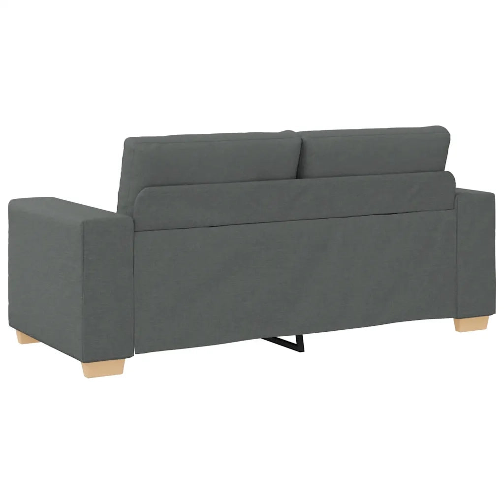 Divano | Divano da soggiorno | Sofa Divanetto Grigio Scuro 180x77x82 cm in Tessuto