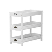 Vicco Scaffalatura di stoccaggio Bianco 33 x 66 cm con 3 ripiani