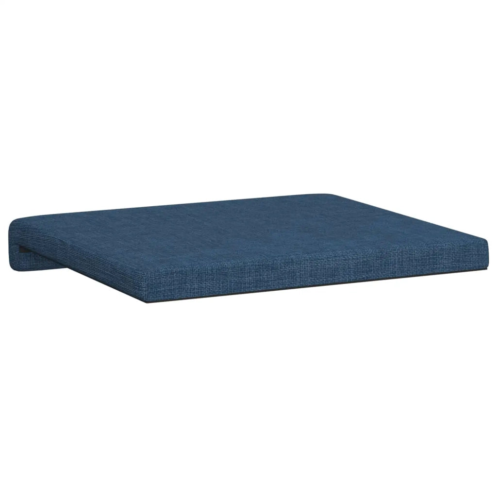 Cuscino per panchina 2 pcs Tessuto Blu Profondità 35 cm 42043016