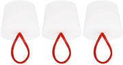 Blocco di scarico in silicone massiccio - Set da 3 pezzi - Adatto per tubi di 31 a 40 mm - Maniglia - Stopper per scarico