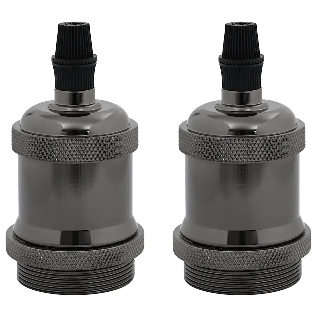 Portalampade 2 pz Nero Lucido E27 CFW1333310