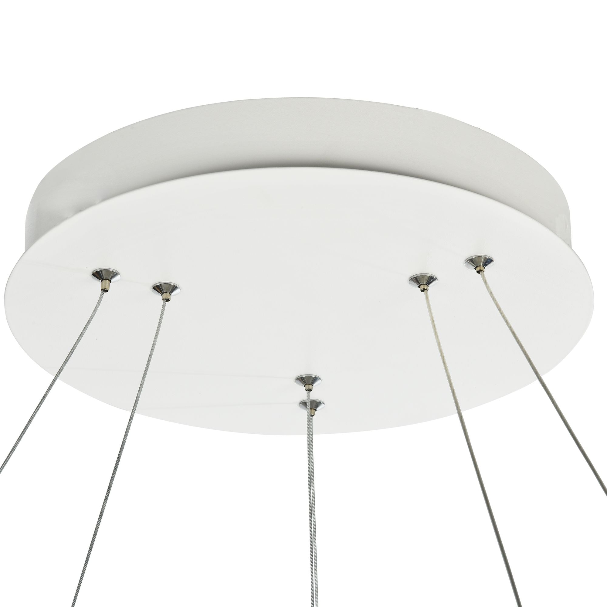 Lampada pendente Modern in Metallo Nola Bianco