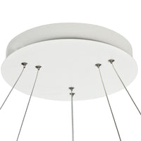 Lampada pendente Modern in Metallo Nola Bianco