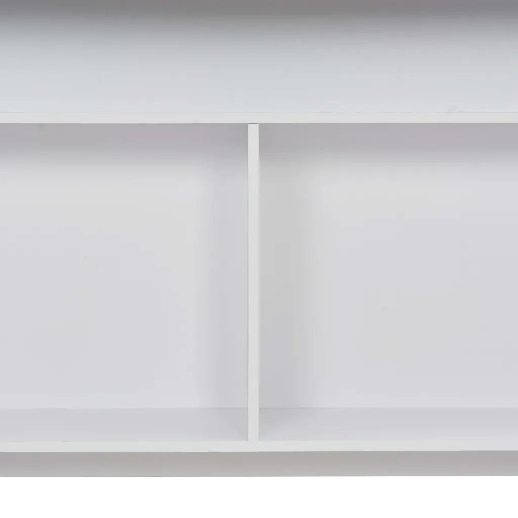 Tavolo da Bar a 2 Livelli Bianco 130x40x120 cod mxl 64929