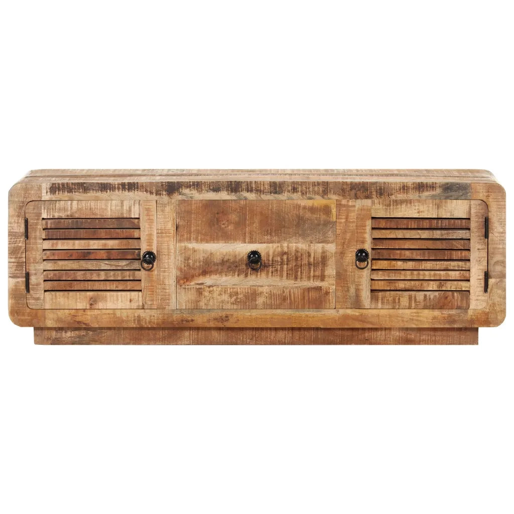 Mobile Porta TV 120x30x40 cm in Legno di Mango Grezzo cod mxl 25964