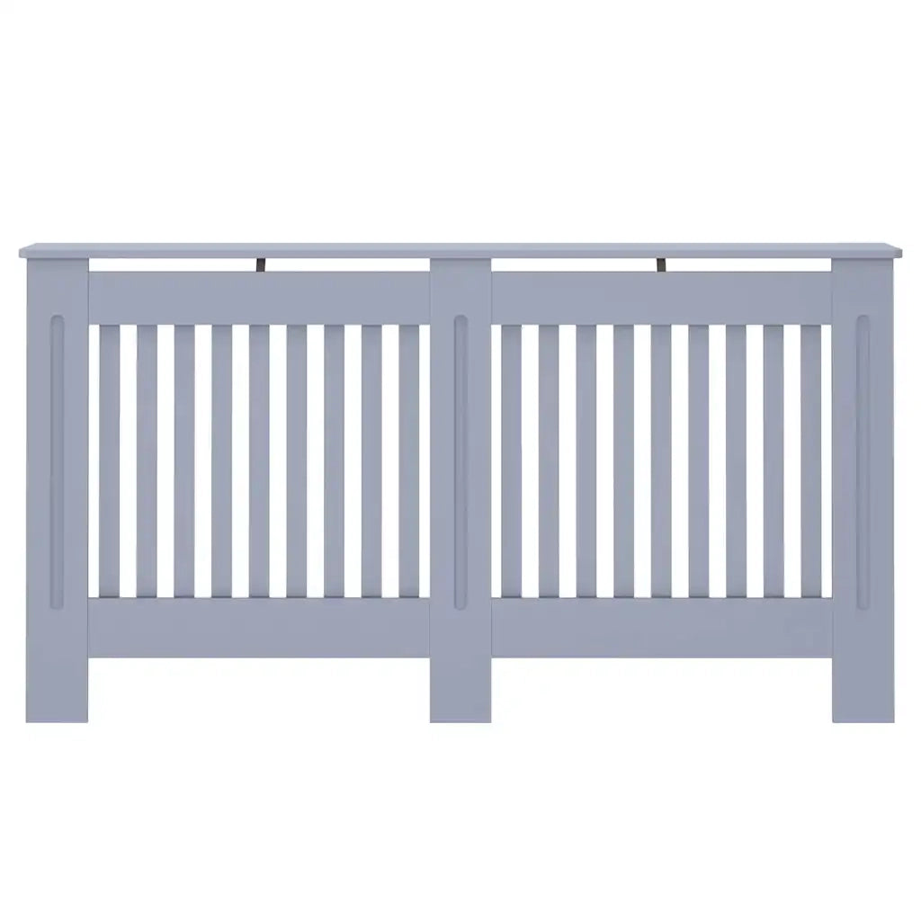 Copertura per radiatori 2 pcs Grigio 152 x 19 x 81,5cm
