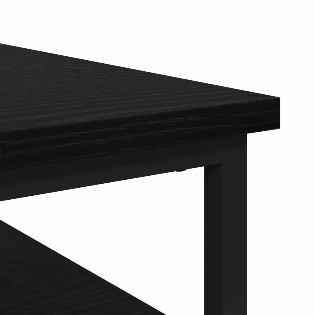 Armadio da Notte Rovere Nero 40 x 42 x 60cm Legno multistrato