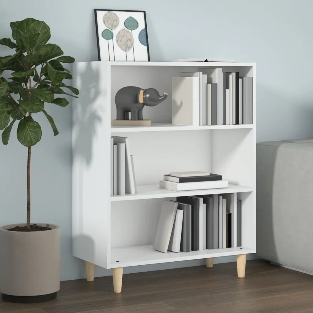 Credenza | Madia | Buffet da pranzo | Armadio da pranzo Bianca 69,5x32,5x90 cm in Legno Multistrato
