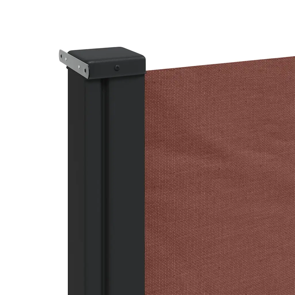 Tenda da Sole Laterale Retrattile Marrone 180x600 cm 4004539