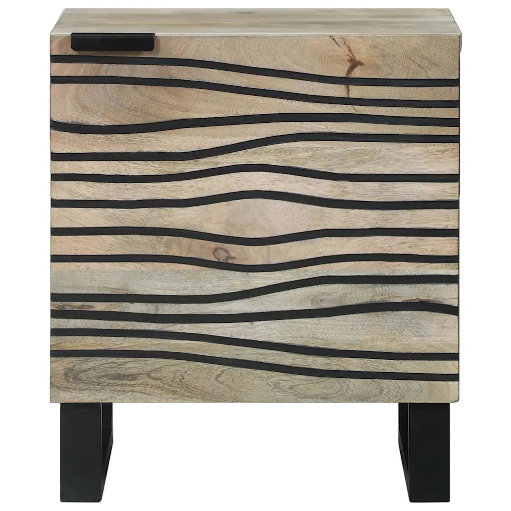 vidaXL Comodini Naturale 40 x 33.5 x 46 cm
