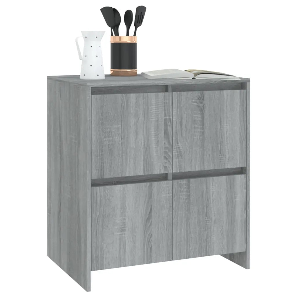 Credenza-Buffet-Armadio da cucina Grigio Sonoma 70x41x75 cm in Truciolato 218050