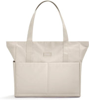 Borsa da spiaggia grande con tasche e chiusura a raccordo - Leggera e impermeabile - Adatta a donne e uomini - Ideale per spiaggia, piscina e vacanza