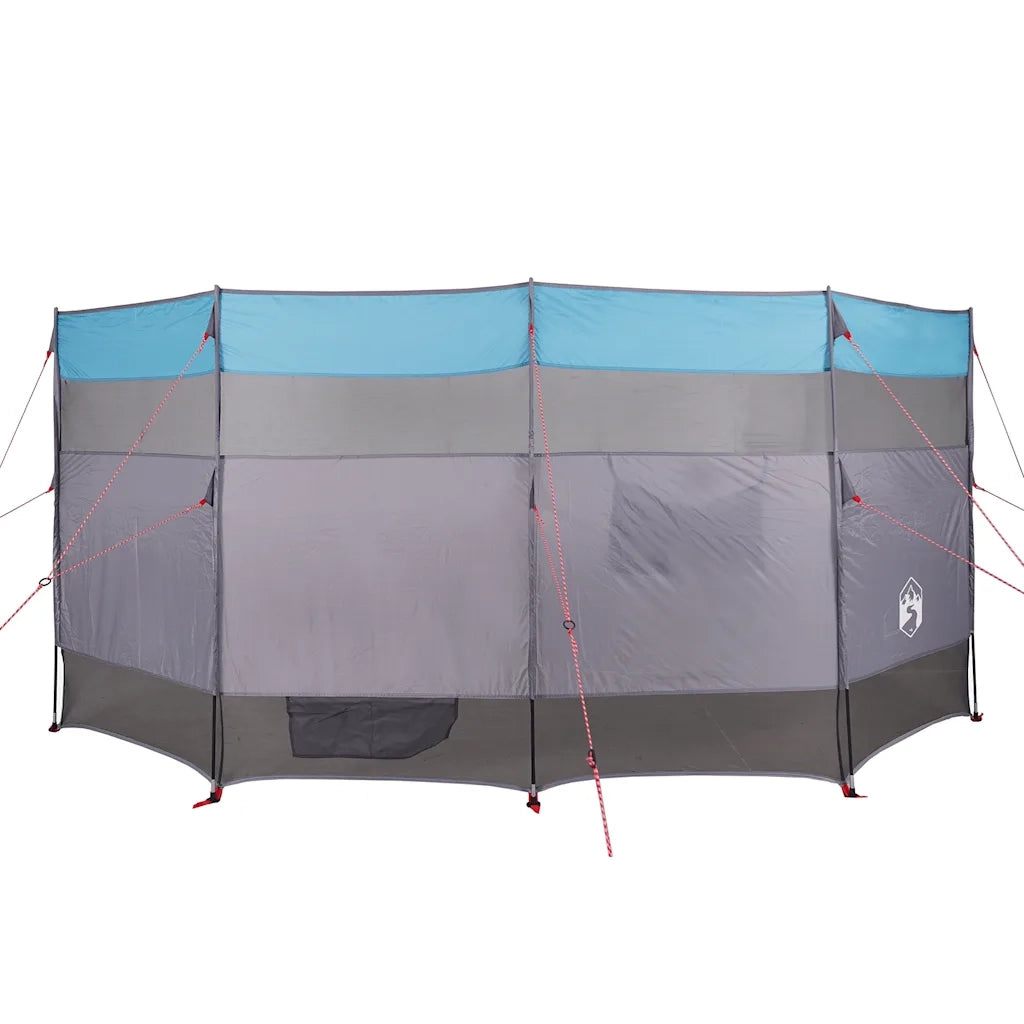 Frangivento da Campeggio Blu 366x152x152 cm Impermeabile