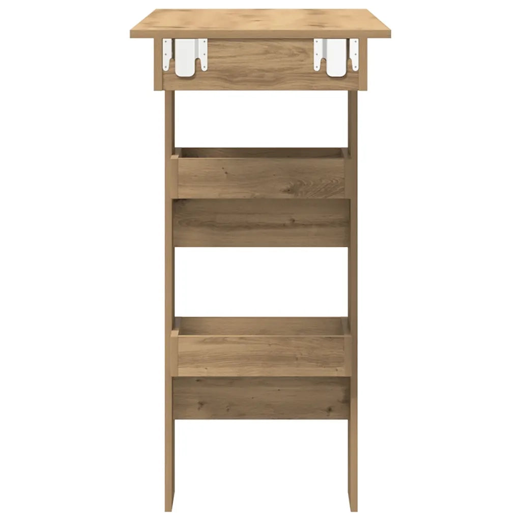 Bancone da Muro Rovere Artigianale Legno Multistrato 856861
