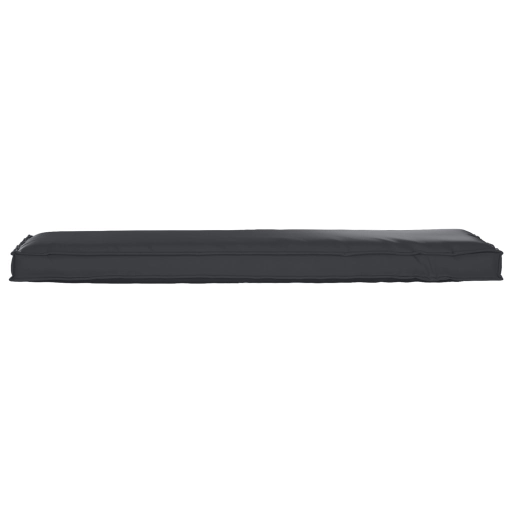 Cuscino per panca Nero 140x40x8 cm in tessuto Oxford