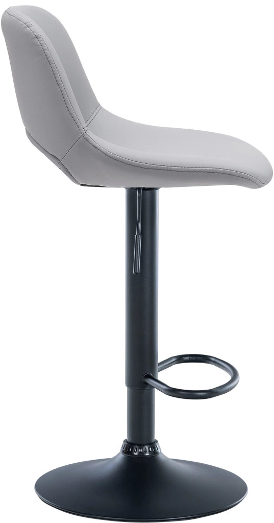 2er Set Barhocker Camden Kunstleder schwarz