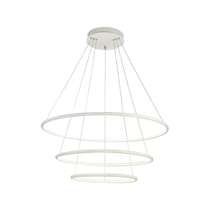 Lampada pendente Modern in Metallo Nola Bianco