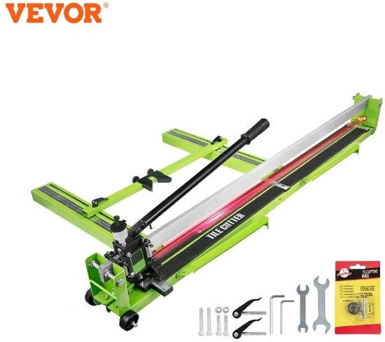 Tegelsnijder Manuale - Tegelsnijder - Snijmachine per Tegoli - Adatto per diversi tipi di tegoli - 1000mm - Infrarosso - Incluso set di accessori