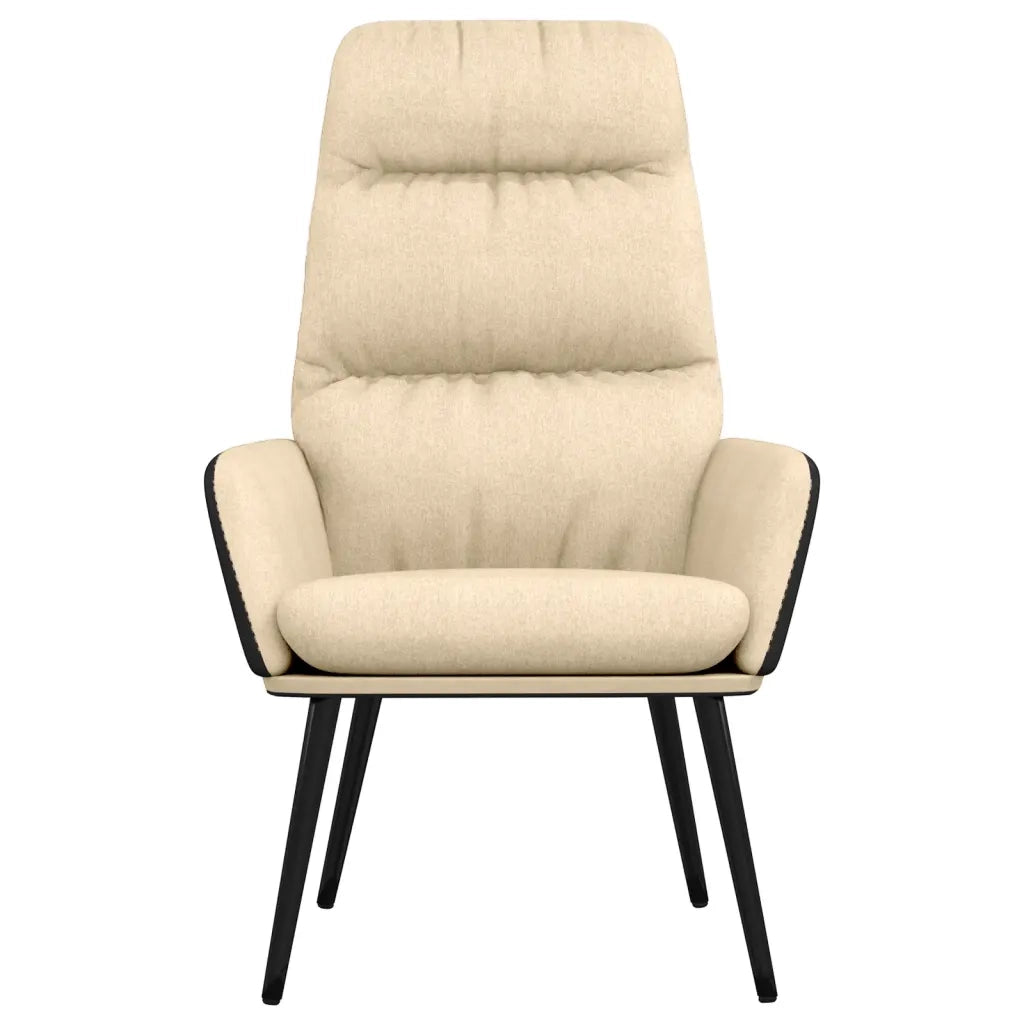 Sedia Relax Crema in Tessuto