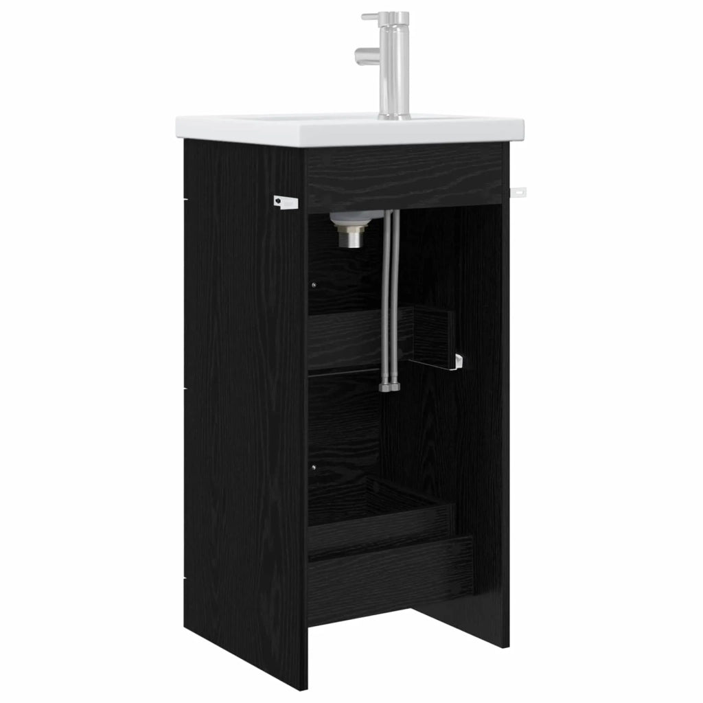 Mobile da bagno con lavabo Rovere Nero 42 x 40 x 84,5 cm 890697