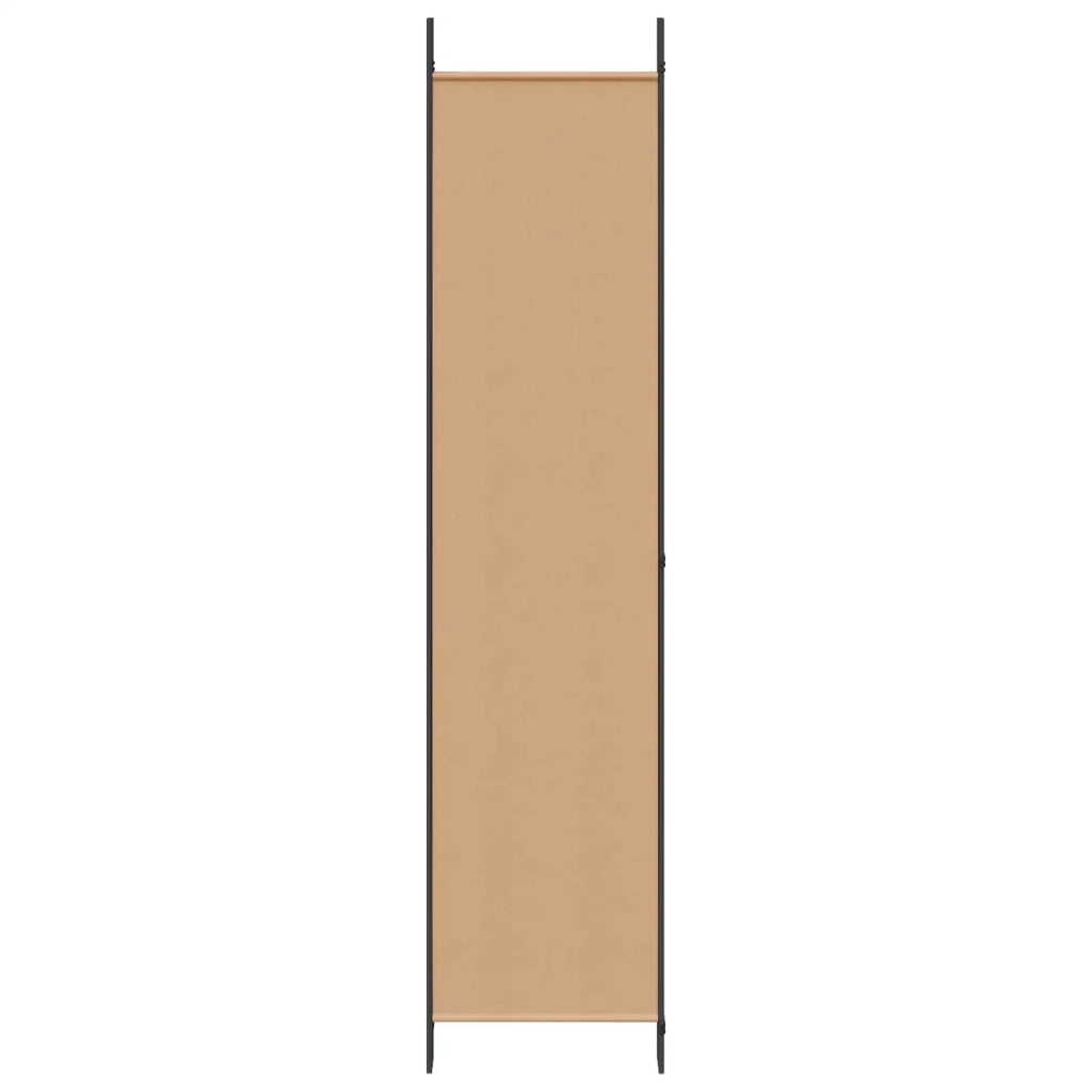 Divisore per Stanza a 6 Pannelli Beige 300 x 220 cm Tessuto