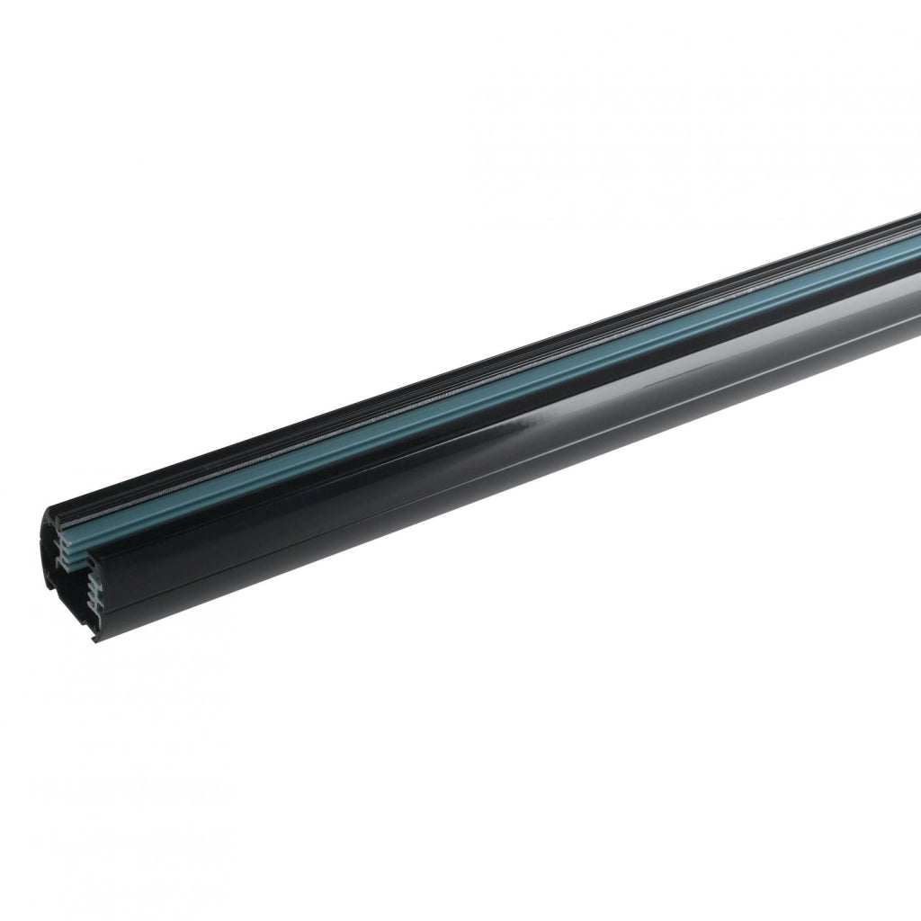 LED-TRACK-2M NERO BINARIO TRIFASE NERO INCLUSO TAPPI 4,3X3,5X200CM