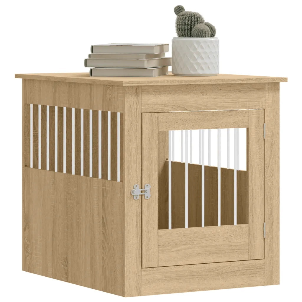 Gabbia Cani Arredamento Rovere Sonoma 64,5x80x71cm Multistrato 838332