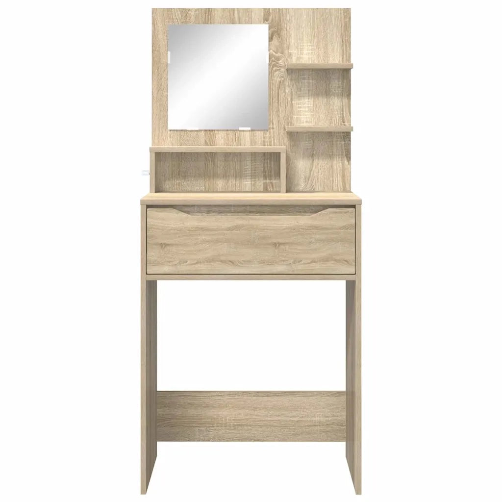 Tavoli da Trucco per Camera da Letto con cassetto Rovere Sonoma