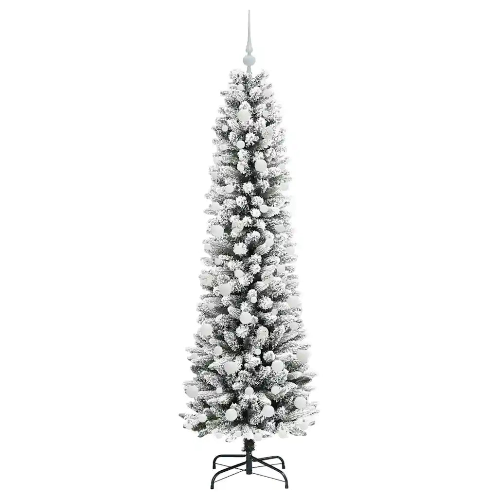 Albero di Natale artificiale con 300 LED Bianco 180 cm 3396108