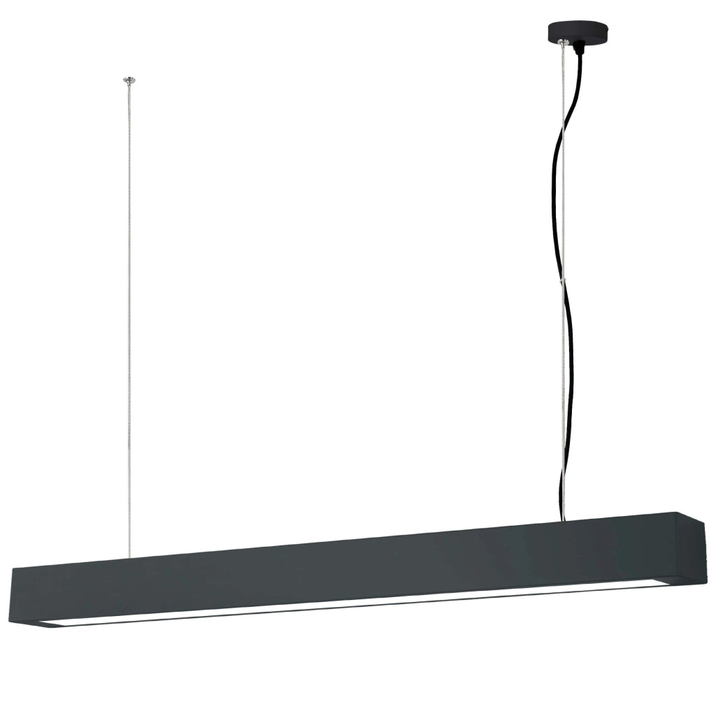 Lampada a sospensione LED Ibros grande nera 24W CCT Light Prestige