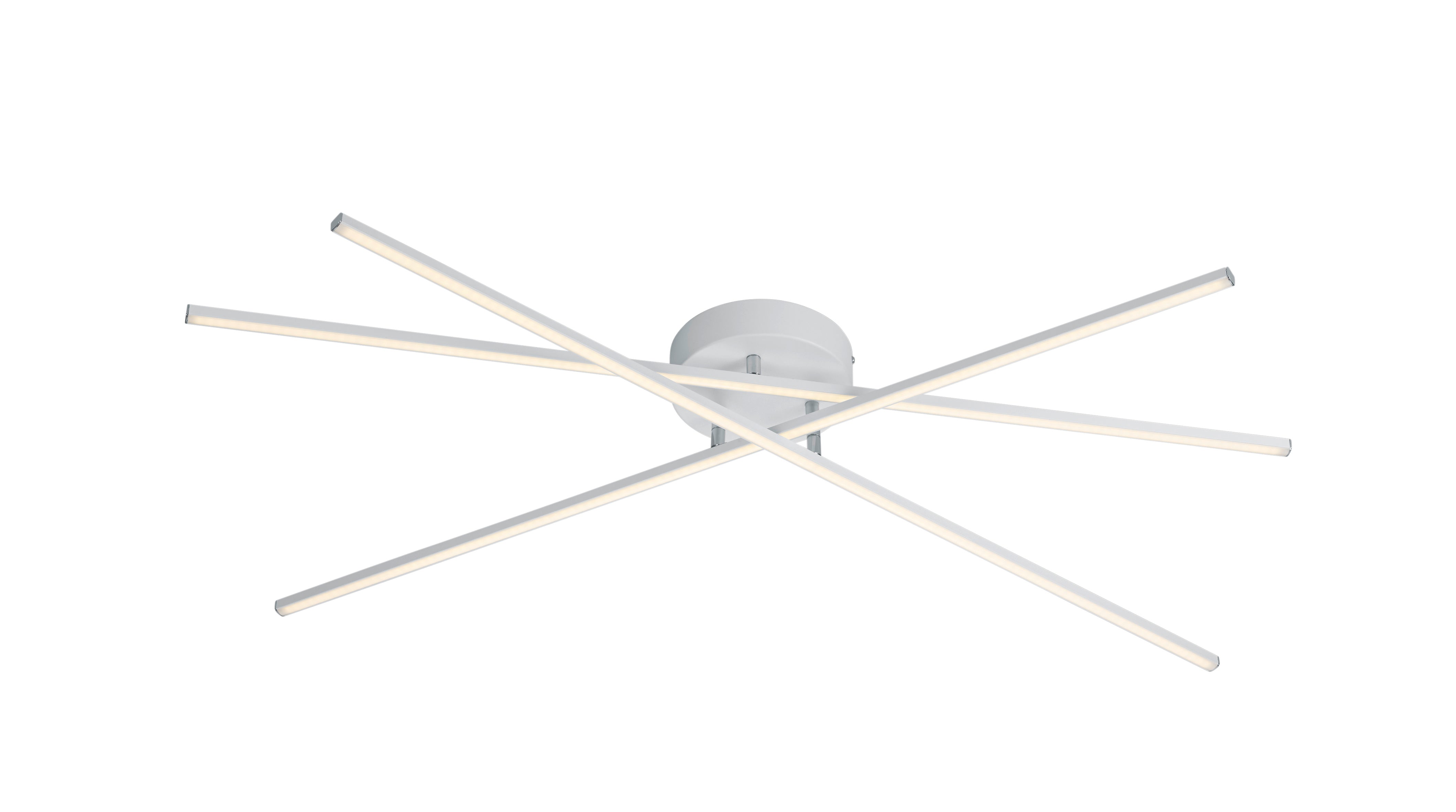 Plafoniera da Interno a LED in Metallo Bianco Opaco