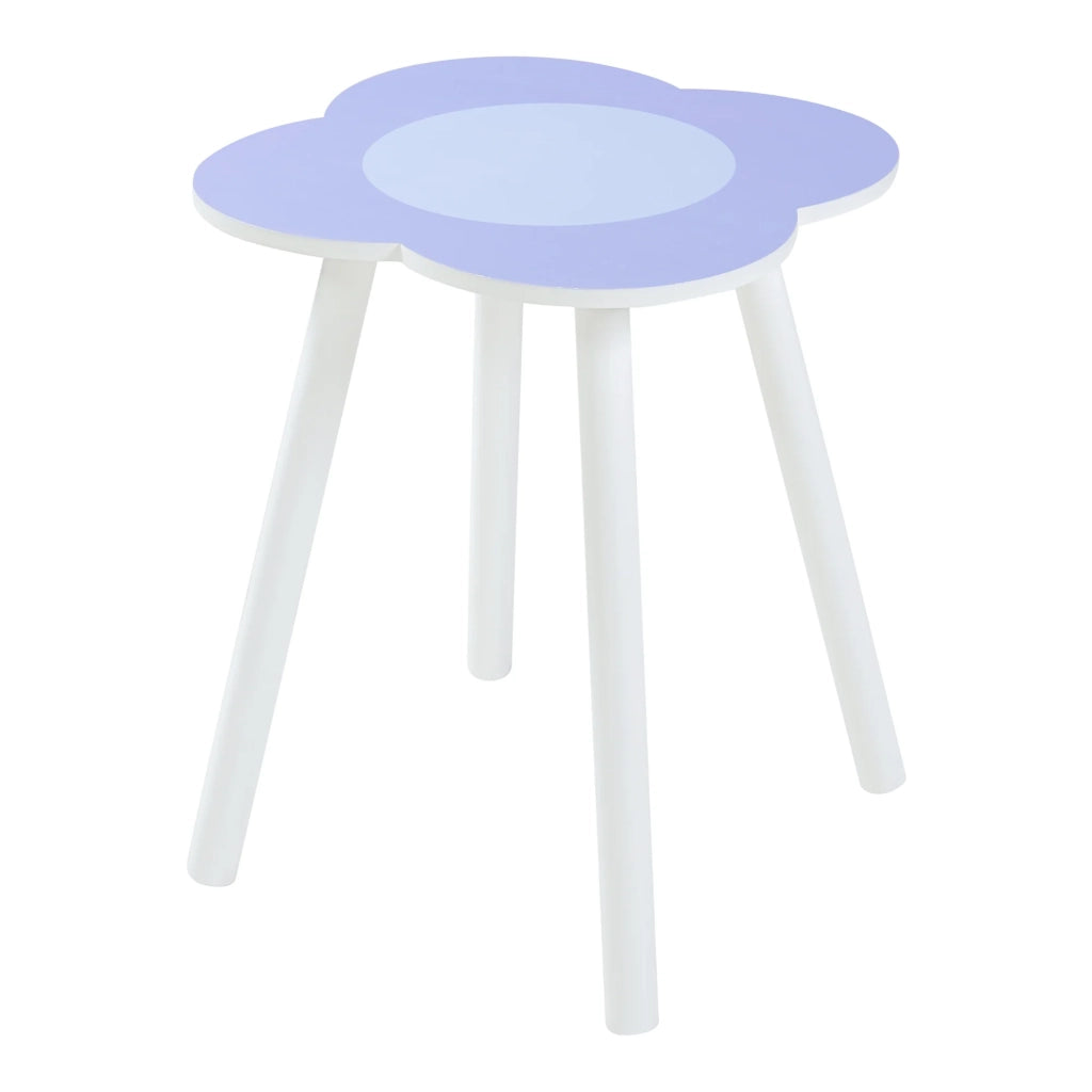 Set tavolo e 2 sedie per bambini bianco e viola 03_0009453