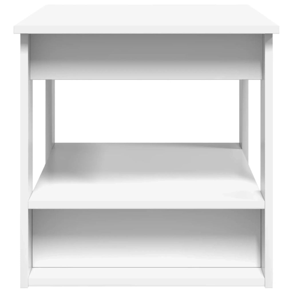 Tavolino da salotto Bianco 72 x 50 x 50 cm Legno multistrato