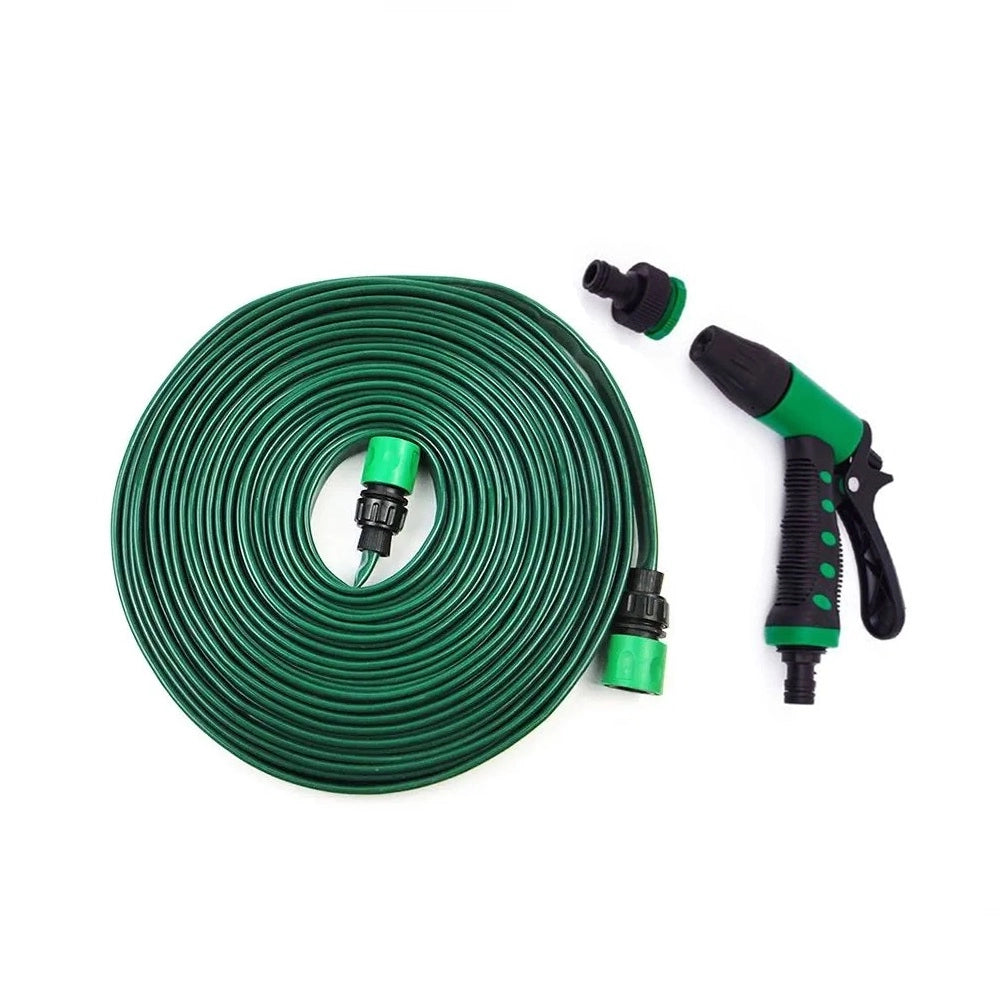 Pompa per irrigazione prato tubo 20 mt da giardino lavaggio auto con pistola innesto rapido