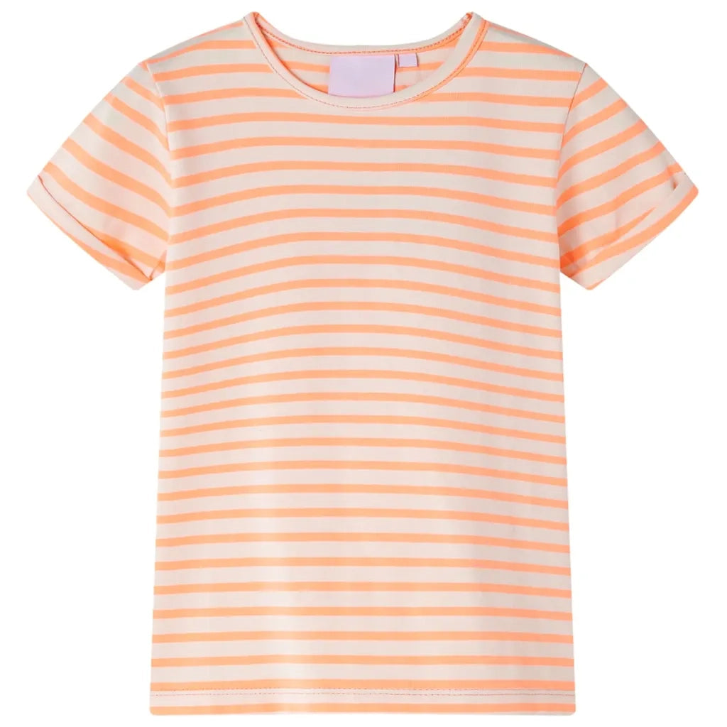 Maglietta da Bambina Arancione Neon 116cod mxl 93289