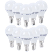 Lampadina led goccia e14 5.5 watt resa 40watt risparmio energetico 6000k pezzi 10