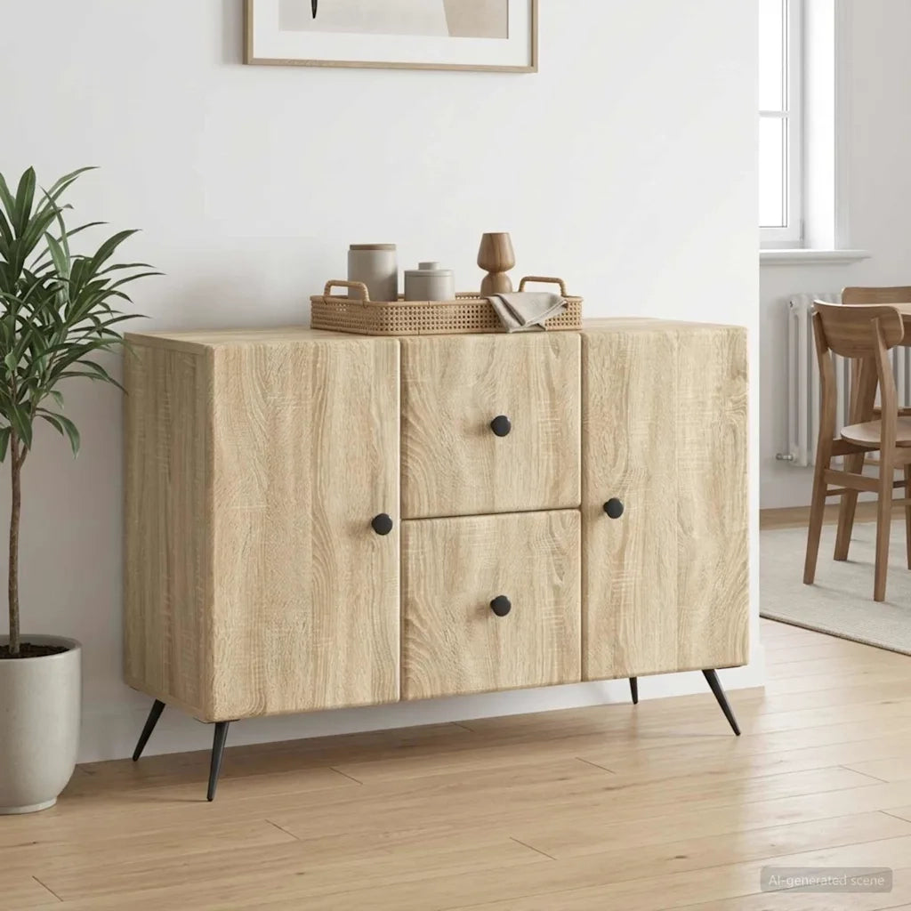 Credenza Rovere Sonoma 89 x 34,5 x 60 cm Legno ingegnerizzato 895577