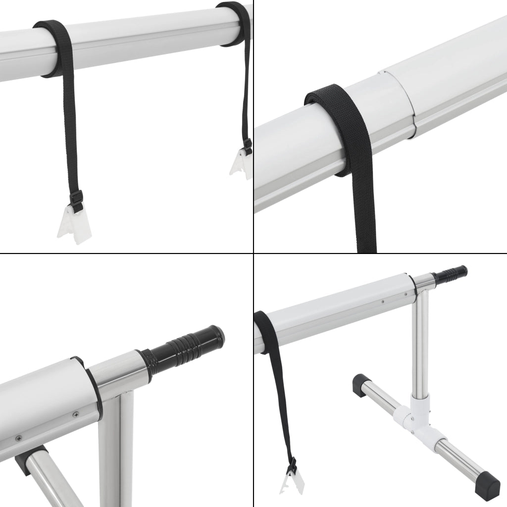 Avvolgitore Mobile 'Amorgo' per Telo da Piscina e Solare, Barra Telescopica Regolabile tra 300 - 630 cm [en.casa]