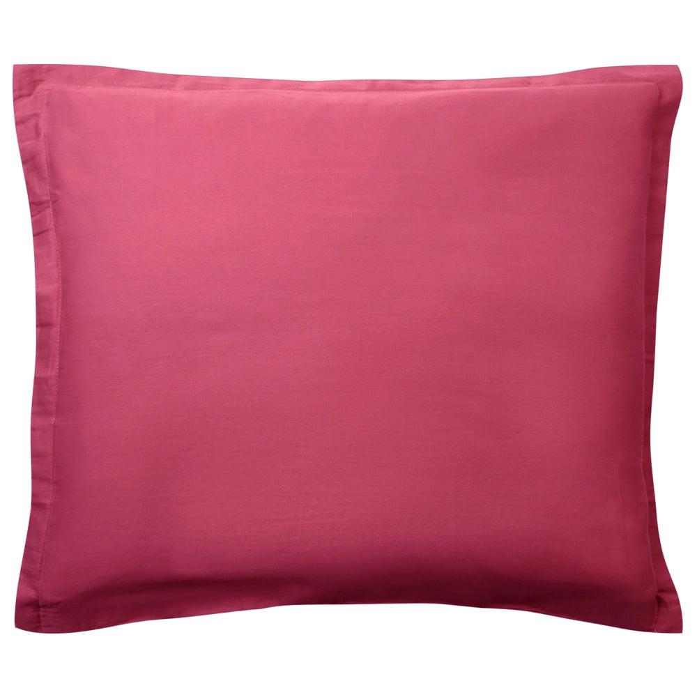Set copripiumino e federa in cotone satinato bourdeaux 200 x 200 cm per una camera da letto moderna